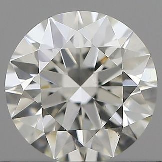 0.52 Carat Round H VS2 EX IGI Natural Diamond