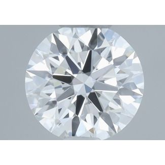 0.33 Carat Round I VVS1 EX GIA Natural Diamond