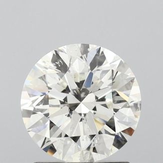 1.5 Carat Round H SI2 EX IGI Natural Diamond