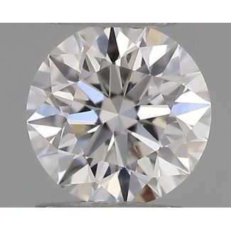 0.18 Carat Round F VVS1 EX GIA Natural Diamond