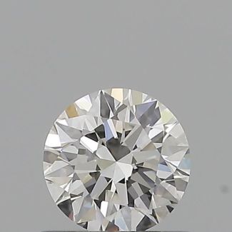 0.52 Carat Round G VVS1 EX GIA Natural Diamond