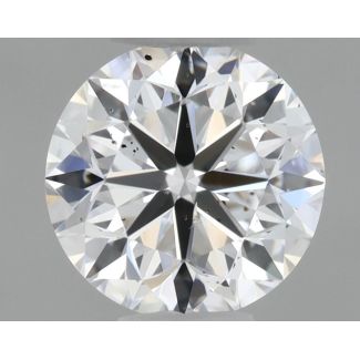 0.5 Carat Round D SI1 VG EX GIA Natural Diamond