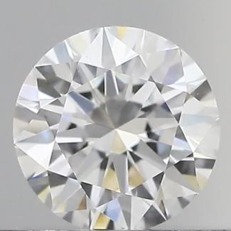 0.40 Carat Round D VVS1 EX GIA Natural Diamond