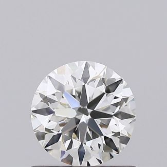 0.7 Carat Round H VVS2 VG EX GIA Natural Diamond