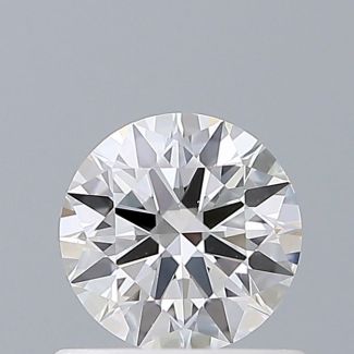 0.58 Carat Round D VS1 EX GIA Natural Diamond