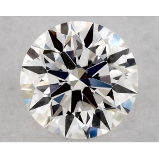 0.42 Carat Round H VS1 EX GIA Natural Diamond