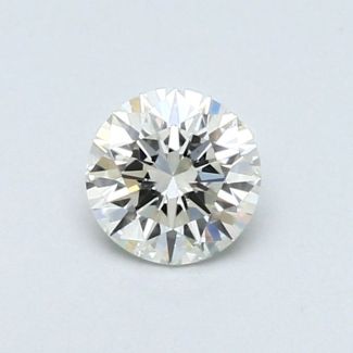 0.43 Carat Round H SI1 VG EX GIA Natural Diamond