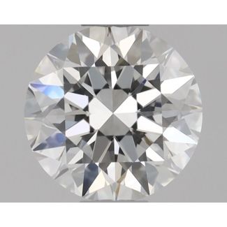 0.6 Carat Round E VVS1 EX GIA Natural Diamond