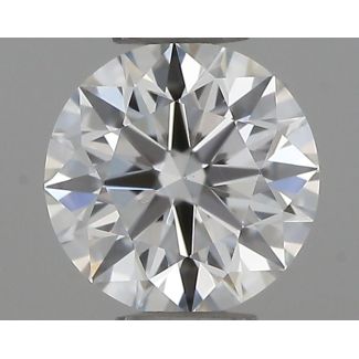 0.34 Carat Round G VVS2 EX IGI Natural Diamond