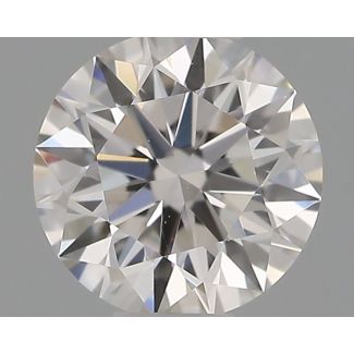 0.3 Carat Round H VVS1 EX GIA Natural Diamond