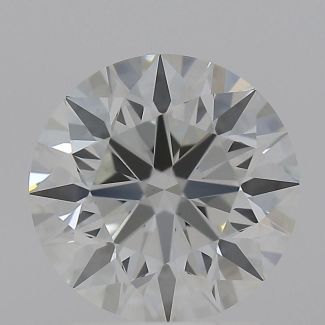 1.70 Carat Round H VVS2 EX GIA Natural Diamond