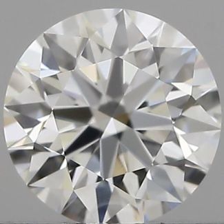 0.45 Carat Round F VVS1 EX GIA Natural Diamond