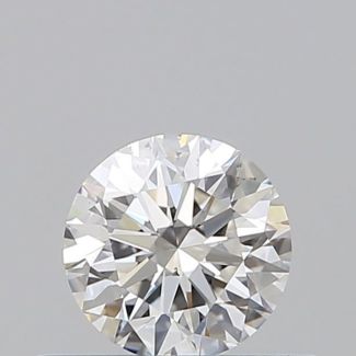 0.41 Carat Round F VS2 EX GIA Natural Diamond