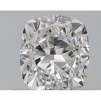 0.52 Carat Cushion Brilliant D VVS2 - EX VG GIA Natural Diamond