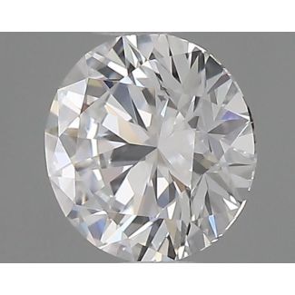 0.41 Carat Round D VVS1 EX GIA Natural Diamond