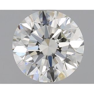 0.9 Carat Round H VVS2 EX IGI Natural Diamond