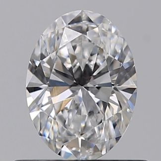 0.50 Carat Oval D VS2 - VG GIA Natural Diamond