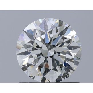 1.0 Carat Round H SI1 EX GIA Natural Diamond