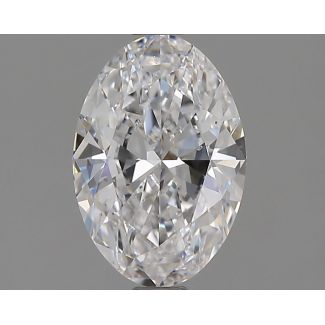 1.30 Carat Oval D SI1 - VG GIA Natural Diamond