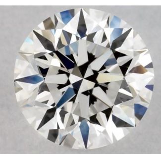 0.51 Carat Round F VS1 EX GIA Natural Diamond