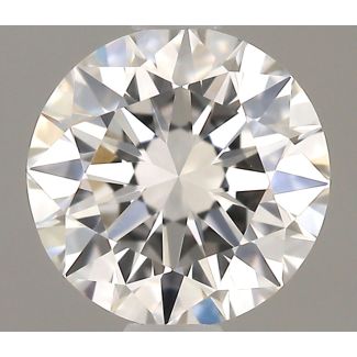 0.31 Carat Round D VVS2 EX GIA Natural Diamond