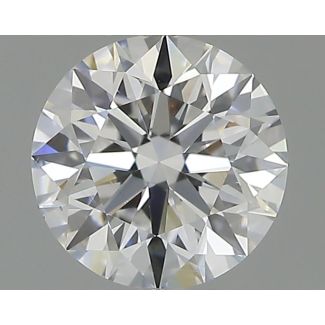 0.71 Carat Round D VS2 EX GIA Natural Diamond