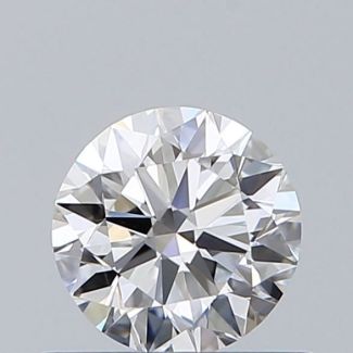 0.5 Carat Round E VVS1 VG EX GIA Natural Diamond