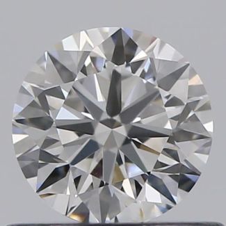 0.51 Carat Round E VVS1 VG EX GIA Natural Diamond