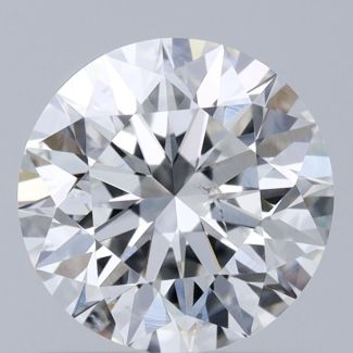 0.9 Carat Round F SI2 EX GIA Natural Diamond