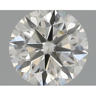 0.30 Carat Round H SI1 EX IGI Natural Diamond