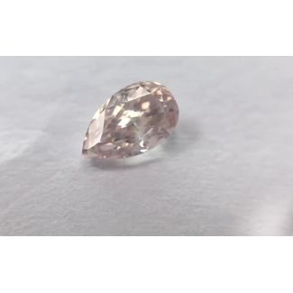 0.51 Carat Pear Fancy Pink I1 - VG GD GIA Natural Diamond