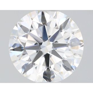 0.91 Carat Round H VVS1 EX GIA Natural Diamond