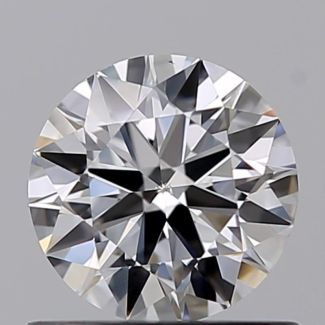 0.60 Carat Round E SI1 VG EX GIA Natural Diamond