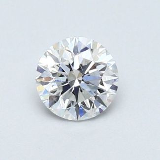 0.5 Carat Round D SI1 VG EX GIA Natural Diamond