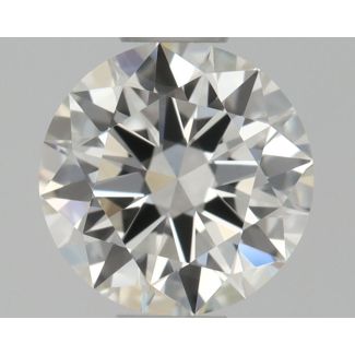 0.4 Carat Round H VVS1 EX GIA Natural Diamond