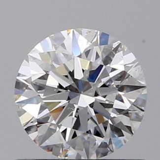 0.62 Carat Round D SI1 EX GIA Natural Diamond