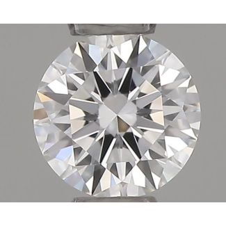 0.22 Carat Round E VVS1 EX GIA Natural Diamond