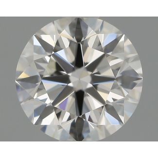 0.87 Carat Round H VVS1 EX GIA Natural Diamond