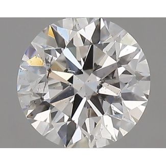 0.5 Carat Round F SI2 EX VG GIA Natural Diamond