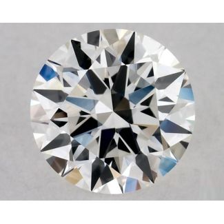 0.49 Carat Round G VVS2 EX GIA Natural Diamond