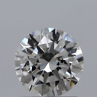 1.00 Carat Round F SI1 EX VG GIA Natural Diamond