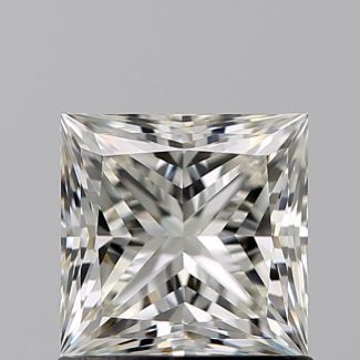 0.91 Carat Princess J VVS2 - VG EX GIA Natural Diamond