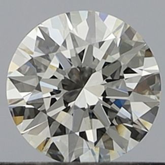 0.33 Carat Round E VS1 EX GIA Natural Diamond