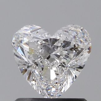 0.90 Carat Heart D SI2 - EX G GIA Natural Diamond