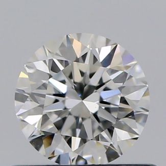 0.50 Carat Round F VS1 VG EX GIA Natural Diamond