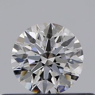 0.31 Carat Round E VVS2 EX GIA Natural Diamond