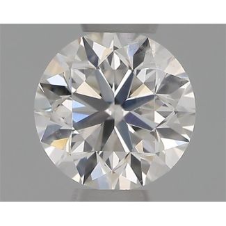 0.30 Carat Round F SI2 VG EX GIA Natural Diamond