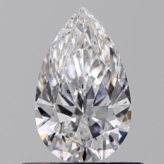 0.50 Carat Pear D SI2 - VG GIA Natural Diamond