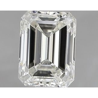 1.5 Carat Emerald H VVS2 - VG GD IGI Natural Diamond