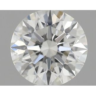 0.51 Carat Round H VS2 EX GIA Natural Diamond